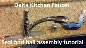tutorial delta kitchen faucet seal and