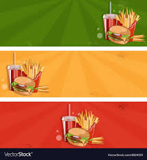 burgerfries and cola vector image