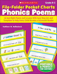 File Folder Pocket Charts Phonics Poems By Kathleen M