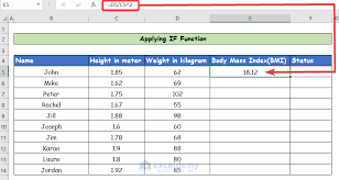 How To Calculate Bmi In Excel 2 Handy