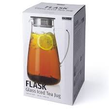 Flask Glass Iced Tea Jug The Puratea