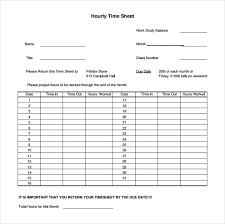 Daily Timesheet Template Free Printable Time Sheet Form Homeschool