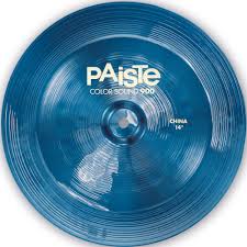 Red, blue, purple and black. Cosmo Music Paiste Color Sound 900 China Cymbal 14 Blue