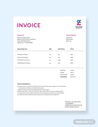 invoice in excel 18 exles format