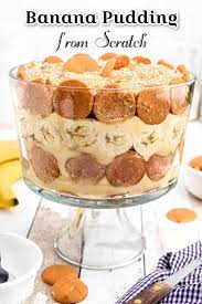 banana pudding recipe from scratch