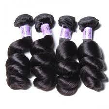 Unice Hair Kysiss Series Indian Loose Wave Human Hair 4 Bundles With Lace Closure