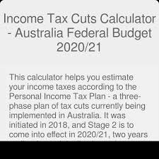 income tax cuts calculator australia