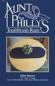 aunt philly s table runner toothbrush