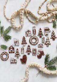 gingerbread salt dough ornaments the