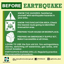 The philippine institute of volcanology and seismology (phivolcs) on tuesday evening, may 11, raised the from a normal status (alert level 0), phivolcs said abnormal status (alert level 1) now. What To Do Before During And After An Earthquake Phivolcs