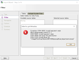 how to import oracle dump file into