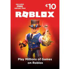 roblox 10 eur digital gift card email