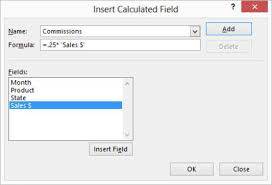 an excel pivot table