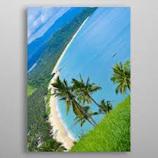 long beach in palawan poster art
