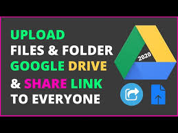 how to upload files in google drive and