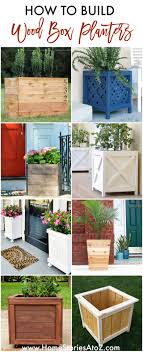 how to build a wooden planter box for