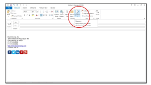 How To Add Custom Signatures In Outlook 2013 Teachucomp Inc