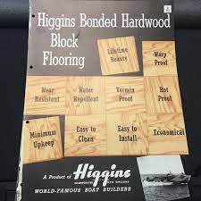 hardwood block flooring 1951 catalog