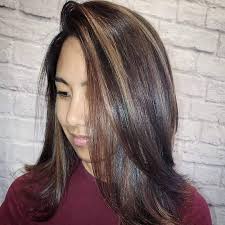 Home> hair questions> hair coloring questions>. 20 Brown Highlights On Black Hair That Looks Good Hairstylecamp
