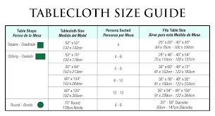 Standard Tablecloth Sizes Rectangular Mmfurniture Co
