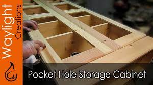 easy diy wood storage cabinet you