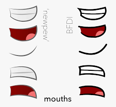 Sad bfdi mouth with shading and teeth. Mouth Smile Clip Art Bfdi R Mouth Hd Png Download Transparent Png Image Pngitem