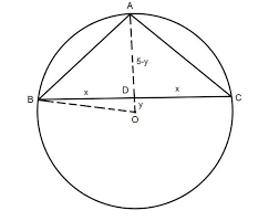 In A Circle Of Radius 5 Cm Ab And Ac