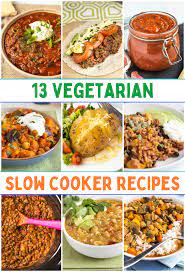 13 vegetarian slow cooker recipes no