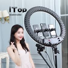 Itop 21 Inch Selfie Led Ring Light With Stand Dimmable Makeup Ringlight With Stand And Phone
