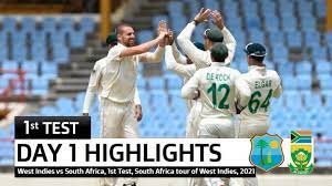 South africa tour of west indies 2021 live cricket streaming. West Indies Vs South Africa 1st Test Day 1 Highlights 2021 Wi Vs Sa 1st Test Day 1 Highlights 2021 Youtube