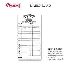 Baseball Lineup Sheet Arlingtonmovers Co
