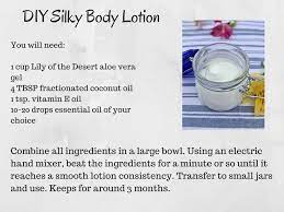 how to make silky diy body lotion in 5