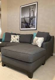 Modern Gray Sectional Sofa With