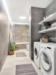 functional bathrooms with laundry e