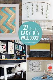 27 Quick And Easy Diy Wall Decor Ideas