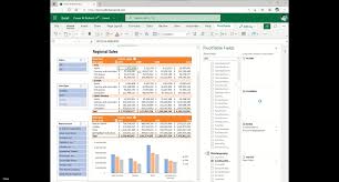 power bi connected pivottables to excel