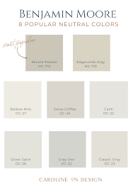 8 Popular Benjamin Moore Neutral Colors