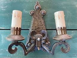 Single Antique Gothic Wall Sconce