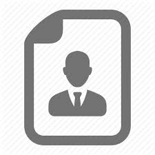 Avatar Businessman Cv File Job Profile Resume Icon