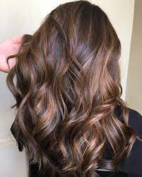 dark brown hair with highlights ideas