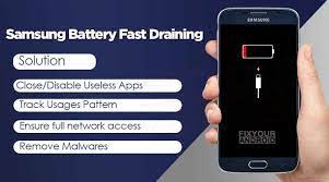 samsung phone draining battery fast
