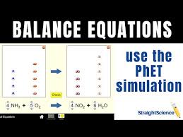 Balancing Chemical Equations Phet Game