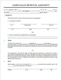 Rental Agreement Template 25 Templates To Write Perfect