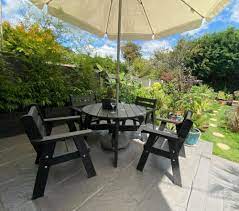 Roundhay Garden Dining Table Recycled