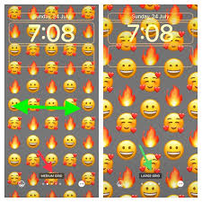 how to set emoji wallpaper on iphone