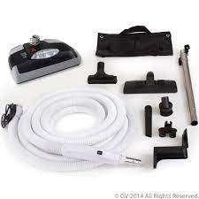 gv 35 ft central vacuum kit with carpet