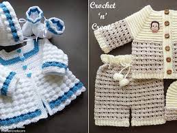adorable crochet baby sets ideas and