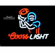 Coors Light Football Player Neon Sign Only 229 00 Signs C