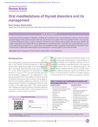 pdf manifestations of thyroid