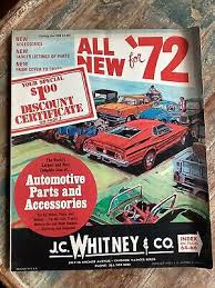 Vintage 72 Jc Whitney Automotive Car